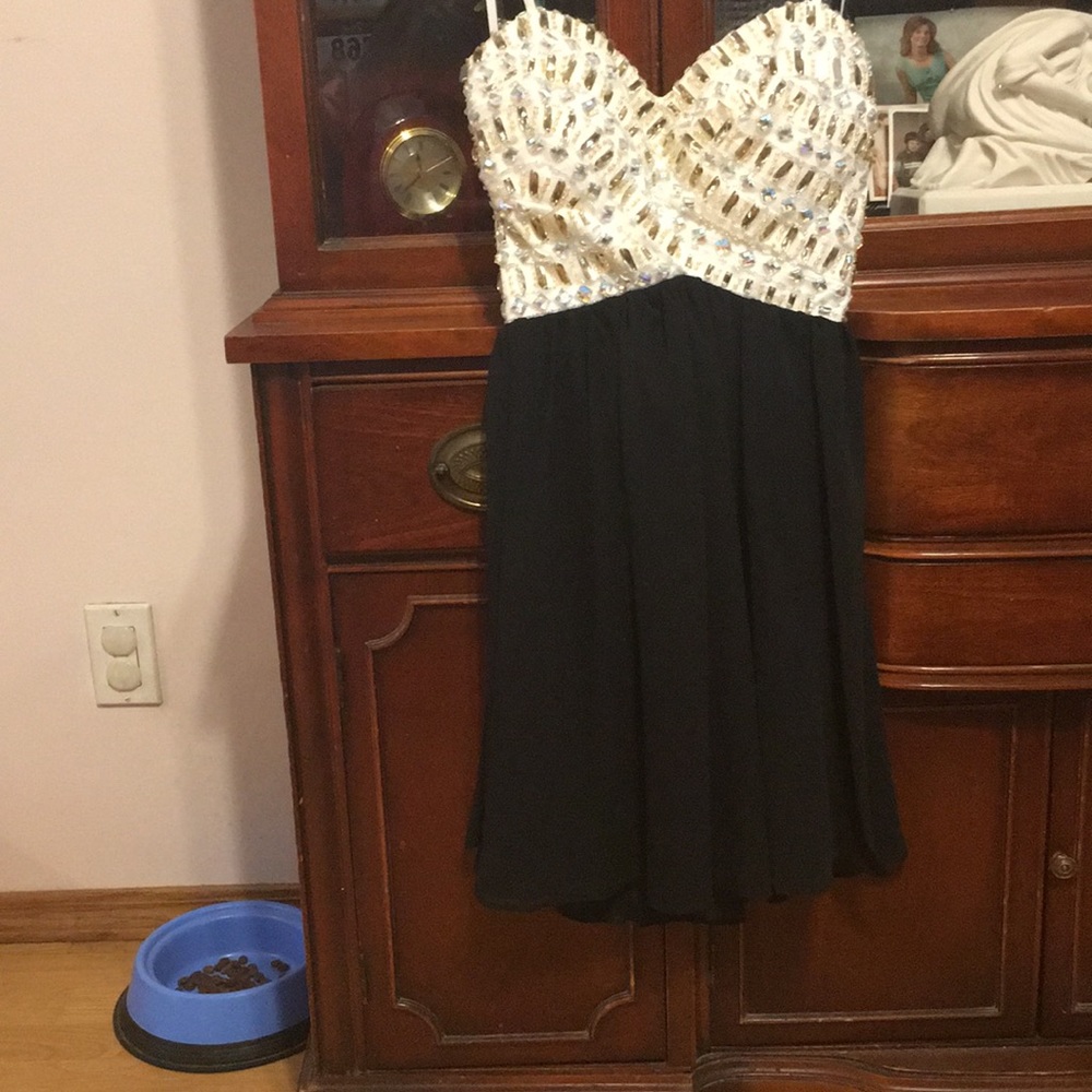 Winter Dance Dress, Short Prom Dress